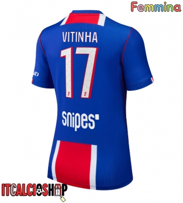 Paris Saint-Germain Vitinha #17 Prima Maglia Femmina 2026-27 Manica Corta